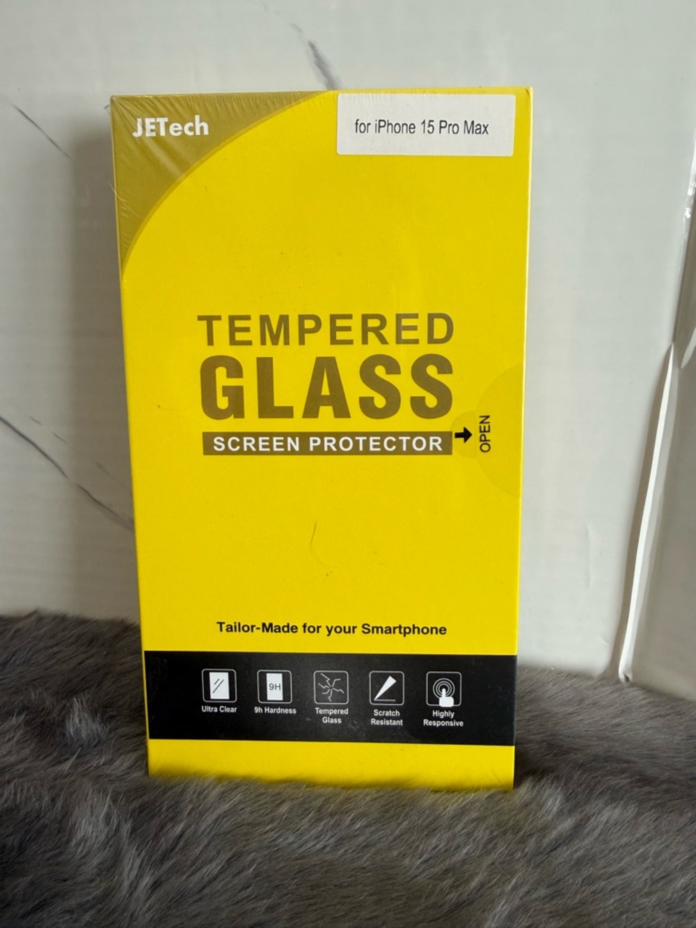 JETech Tempered Glass Screen Protector - Yellow Packaging